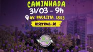 Imagem Epilepsia. Purple Day. Caminhada